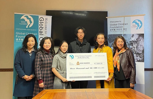 $3,500 from the Global Children Foundation