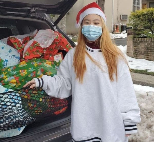 Preparing for the Toy Drive Rachelle Kim (12th Grade, River Dell High School)