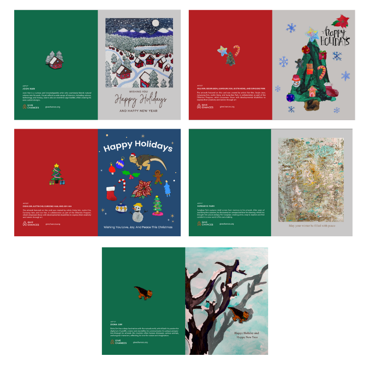 DDartists Holiday Greetings Cards