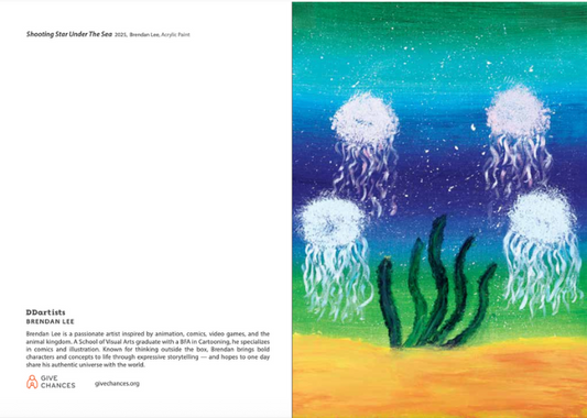 DDartist Greeting Card- Brendan Lee