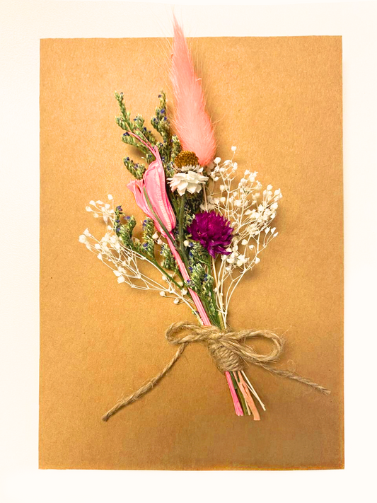 Dried Flower Greeting Card