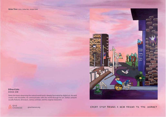 DDartist Greeting Card- Doha Sim