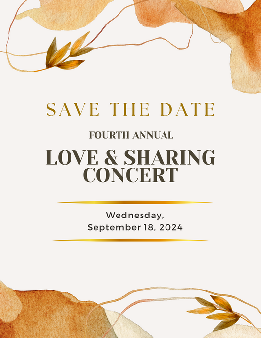Love & Sharing Concert - September 18, 2024