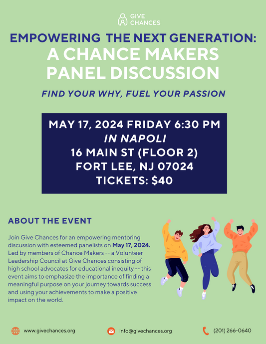 2024 Chance Makers Panel Discussion Ticket