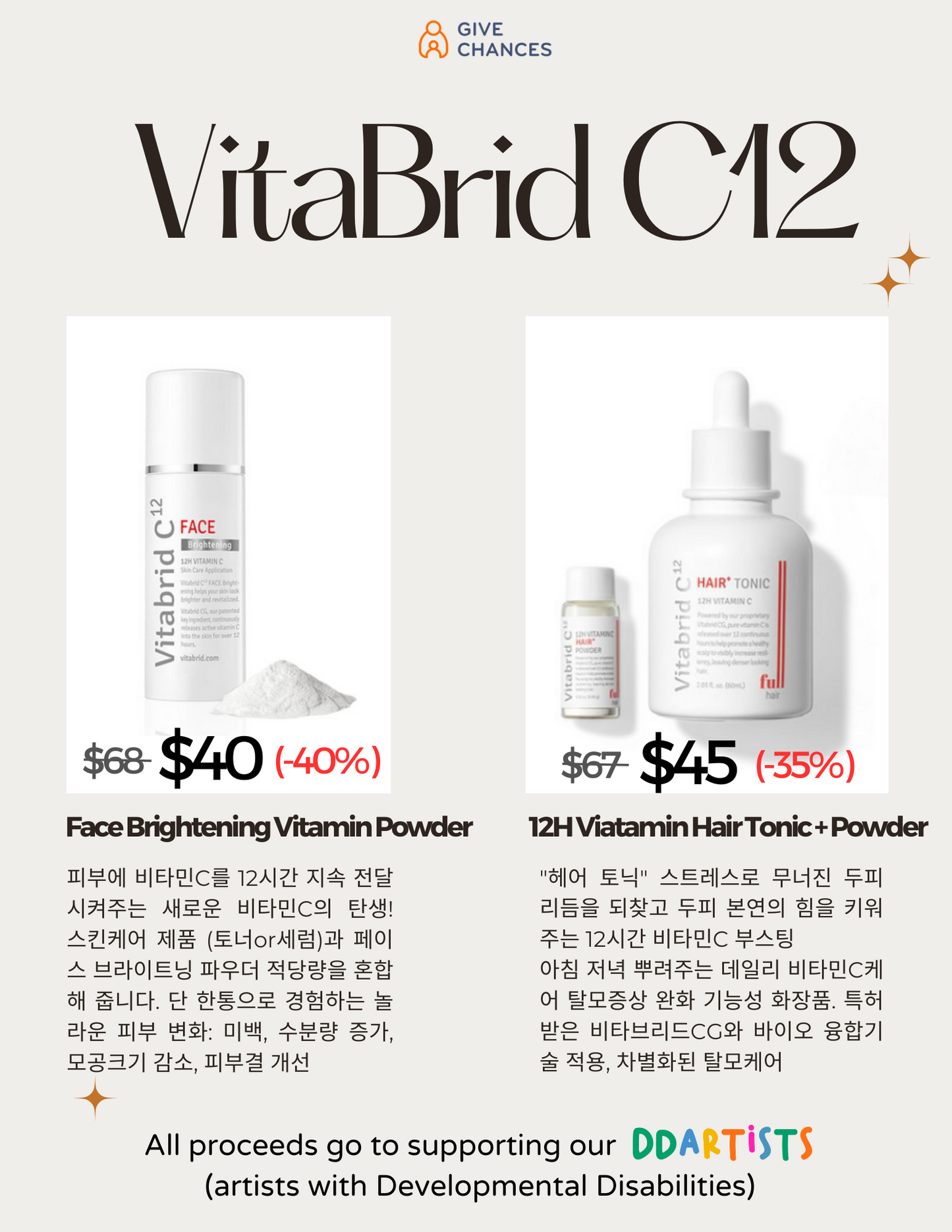 Face Brightening Vitamin Powder [Vitabrid C12]