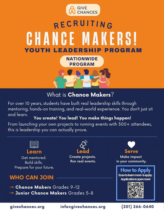 2026-2027 Chance Makers Membership Dues