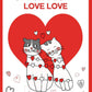 Valentine's Day Greetings Cards and Chocolate Bundle